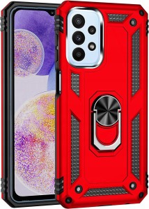 ETUI DO SAMSUNG A23 4G / 5G PANCERNE OCHRONA ARMOR RING MAGNET CASE + SZKŁO