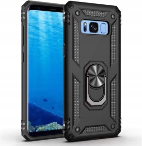 ETUI DO SAMSUNG S8 PLUS PANCERNE OCHRONA ARMOR RING MAGNET CASE + FOLIA