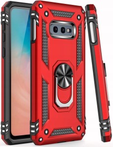 ETUI DO SAMSUNG GALAXY S10E PANCERNE OCHRONA ARMOR RING MAGNET CASE + SZKŁO