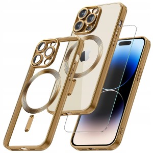 ETUI MAGSAFE SILIKON DO IPHONE 13 PRO MAX + SZKŁO