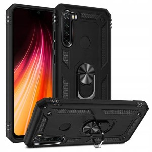 ETUI DO XIAOMI REDMI NOTE 8 PANCERNE OCHRONA ARMOR RING MAGNET CASE + SZKŁO