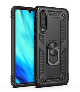 ETUI DO HUAWEI P SMART PRO PANCERNE OCHRONA ARMOR RING MAGNET CASE + SZKŁO