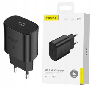 ŁADOWARKA SIECIOWA UNIWERSALNA FONENG EU51 USB TYPE-C 25W SZYBKIE ŁADOWANIE