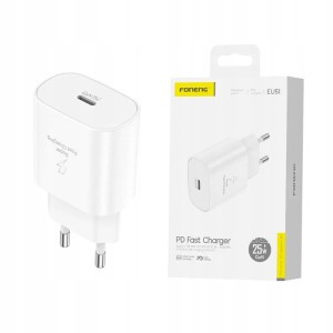 ŁADOWARKA SIECIOWA UNIWERSALNA FONENG EU51 USB TYPE-C 25W SZYBKIE ŁADOWANIE