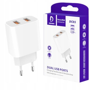 ŁADOWARKA SIECIOWA MOCNA DENMEN USB-C 20W UNIWERSALNA SZYBKIE ŁADOWANIE