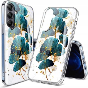 ETUI DO SAMSUNG A55 5G GLAMOUR SILIKON GLITTER BROKATOWE CASE + SZKŁO