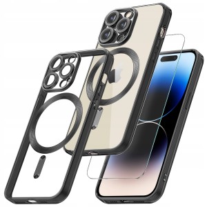 ETUI MAGSAFE SILIKON DO IPHONE 13 PRO CASE + SZKŁO