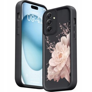 ETUI DO SAMSUNG GALAXY S23 FE SILIKON MATT OCHRONA APARATU KWIATY + SZKŁO