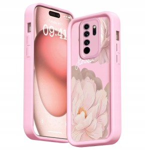 ETUI DO XIAOMI REDMI NOTE 8 PRO SILIKON MATT OCHRONA APARATU KWIATY + SZKŁO