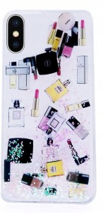ETUI IPHONE XS MAX KOSMETYKI LIQUID CASE+SZKŁO