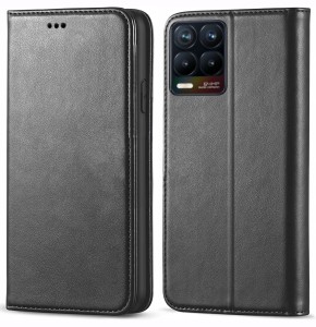 ETUI Z KLAPKĄ PORTFEL DO REALME 8 MAGNET SMART