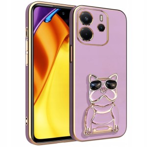 ETUI DO XIOAMI REDMI NOTE 14 / 14 4G GLAMOUR DOG UCHWYT PODSTAWKA + SZKŁO