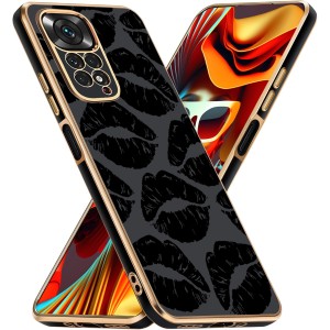 ETUI DO XIAOMI REDMI NOTE 11 / 11S GLAMOUR 6D SILIKON OCHRONA USTA + SZKŁO