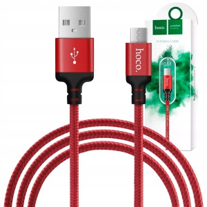 KABEL MICRO USB HOCO X14 1M 2A SZYBKI PRZEWÓD SAMSUNG HUAWEI
