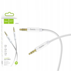 KABEL AUX AUDIO HOCO UPA04 1M TRANSFER MUZYKI JACK 3,5MM TRWAŁY STEREO