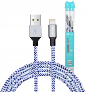 KABEL DEVIA USB LIGHTNING 2,4A 1M PRZEWÓD DO IPHONE