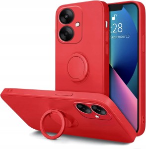 ETUI DO XIOMI REDMI 13C 5G SILIKONOWE OCHRONA APARATU RING CASE + SZKŁO