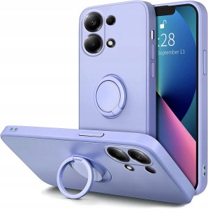 ETUI DO XIAOMI REDMI NOTE 13 / 13 4G OCHRONA RING SILIKON CASE + SZKŁO
