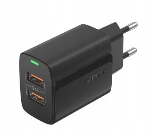 FONENG ładowarka sieciowa EU63 2.4A 12W 2xUSB Czarny