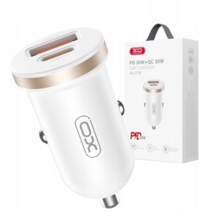 ŁADOWARKA SAMOCHODOWA XO-CC56 2X USB 30W MOCNA DO TELEFONU UNIWERSALNA