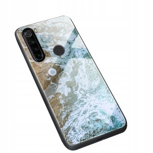 ETUI SZKLANE DO XIAOMI REDMI NOTE 8T MARMUR CASE+SZKŁO