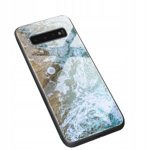 ETUI SZKLANE DO SAMSUNG S10E MARMUR CASE + FOLIA