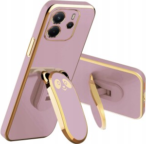 ETUI DO XIOAMI REDMI NOTE 14 / 14 4G GLAMOUR PANDA UCHWYT SILIKON + SZKŁO