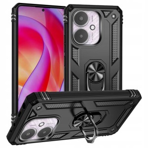 ETUI DO XIAOMI REDMI 13C 4G / 13C 5G / POCO C65 PANCERNE RING CASE + SZKŁO