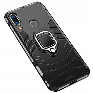ETUI DO SAMSUNG GALAXY A02 PANCERNE HOLDER RING MOCNE ARMOR CASE + SZKŁO