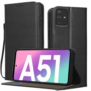 ETUI DO SAMSUNG A51 4G BOOK Z KLAPKĄ MAGNETYCZNE PORTFEL SMART CASE + SZKŁO