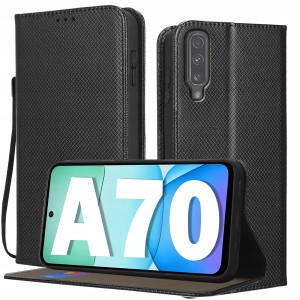ETUI DO SAMSUNG A70 BOOK Z KLAPKĄ MAGNETYCZNE PORTFEL SMART CASE + SZKŁO