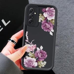 ETUI DO SAMSUNG GALAXY A16 4G / A16 5G SILIKON MATT OCHRONA KWIATY + SZKŁO