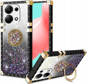ETUI DO XIAOMI REDMI NOTE 13 PRO 4G / POCO M6 PRO BROKAT CASE RING + SZKŁO