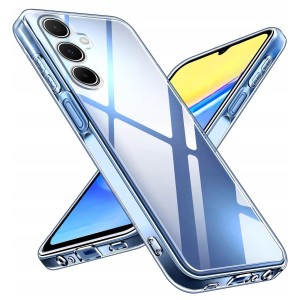 ETUI DO SAMSUNG A15 4G / A15 5G Przezroczyste SILIKON OCHRONA CASE + SZKŁO