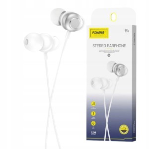 SŁUCHAWKI PRZEOWODOWE FONENG T59 1,2M JACK 3,5MM