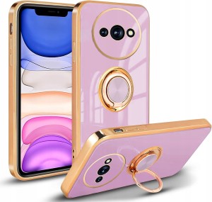 ETUI DO XIAOMI REDMI A3 GLAMOUR RING SILIKON OCHRONA APARATU CASE + SZKŁO