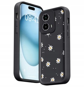 ETUI DO MOTOROLA EDGE 50 FUSION SILIKONOWE SOFT OCHRONA Stokrotki CASE 3D