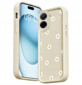 ETUI DO XIOAMI REDMI A5 SILIKON SOFT MATT OCHRONA Stokrotki CASE + SZKŁO
