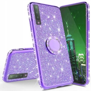 ETUI BROKAT DO SAMSUNG A70 RING CASE BUMPER +SZKŁO