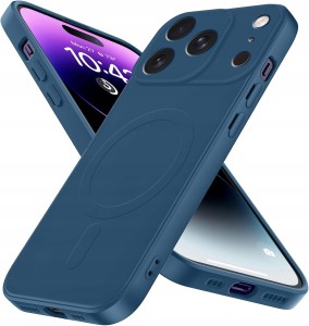 ETUI DO IPHONE 17 PRO SILIKON MAGNETYCZNE DO MAGSAFE OCHRONA + SZKŁO