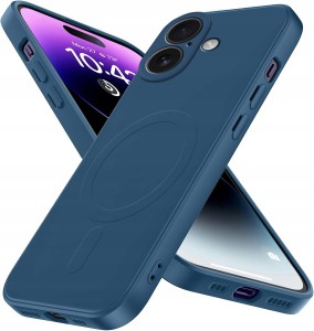 ETUI DO IPHONE 17 SILIKON MAGNETYCZNE DO MAGSAFE OCHRONA APARATU + SZKŁO