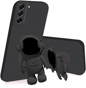 ETUI SILIKON ASTRONAUTA DO SAMSUNG S21 FE UCHWYT PODSTAWKA + SZKŁO
