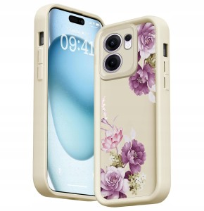 ETUI DO OPPO RENO13 F / FS SILIKON MATT OCHRONA APARATU KWIATY + SZKŁO