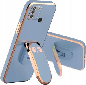 ETUI DO SAMSUNG M21 GLAMOUR PANDA UCHWYT PODSTAWKA CASE SILIKON + SZKŁO