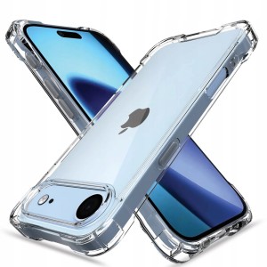 ETUI DO IPHONE 17 AIR SILIKON ANTI-SHOCK OCHRONA Przezroczyste CASE + SZKŁO