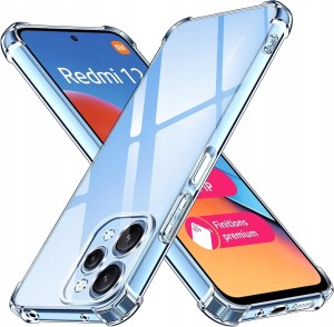 ETUI DO XIAOMI REDMI 12 4G SILIKON CLEAR ANTI-SHOCK OCHRONA APARATU + SZKŁO