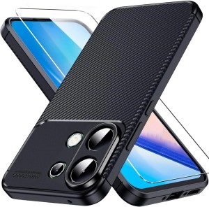 ETUI DO XIAOMI REDMI NOTE 13 PRO 4G / POCO M6 PRO CARBON SILIKONOWE + SZKŁO