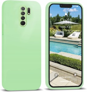 ETUI DO XIAOMI REDMI 9 SILIKON KOLOR CASE + SZKŁO