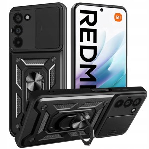 ETUI DO XIAOMI REDMI 15 4G / 5G PANCERNE OCHRONA APARATU RING CASE + SZKŁO