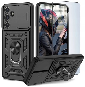 ETUI DO SAMSUNG A57 5G PANCERNE OCHRONA APARATU RING CASE + SZKŁO